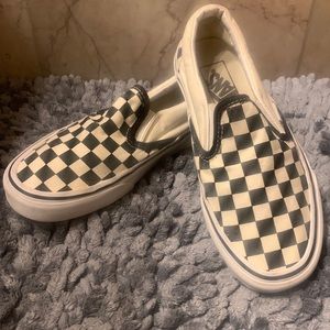 Vans Classic Checkerboard Slip-ons